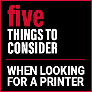 Commercial Printing – 5 Thing to Consider